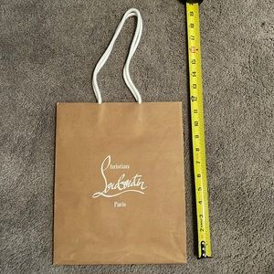 Beautiful small Christian Louboutin shopping bag from Barcelona